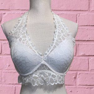 VS Lace Padded Halter Bralette